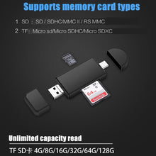 Load image into Gallery viewer, 3 In 1 OTG Card Reader